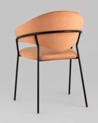 Стул Алексис велюр Оранжевый