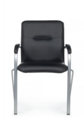 Офисный стул Самба с мягкими подлокотниками SMB-01 Черный