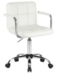 Офисное кресло для персонала DOBRIN TERRY (белый) 2 шт