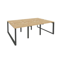 Рабочая станция на О-образном м/к ONIX O.MO-D.RS-6.0.8 Тиквуд Светлый/Антрацит