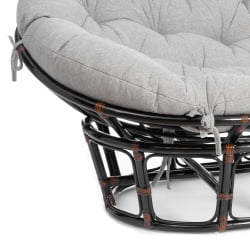 Диван MAMASAN/МАМАСАН 23/02 W /с подушкой/ 169х102х80 см, Antique brown, матрац 182х119 см, ткань серо-бежевая 3М 16/2