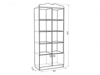 Кровать Фэнтези MDF-07 Белый рамух