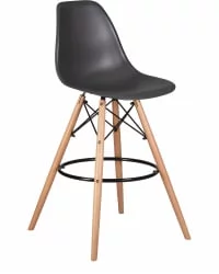 Стул барный ДОБРИН ДСВ БАР Темно-серый ГР-04 / DOBRIN DSW BAR GR-04