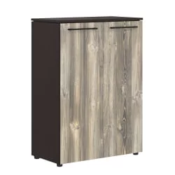 Шкаф с глухими средними дверьми MMC 85.1 Дуб Базель/Венге Магия