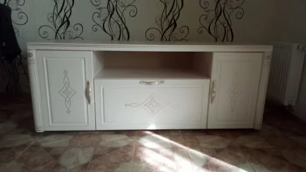 ТВ тумба Венеция 32.02 Сосна Астрид Ваниль