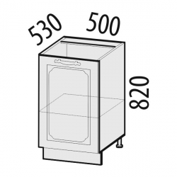 Стол лев/прав Милана 23.61 Сосна Астрид/Ваниль