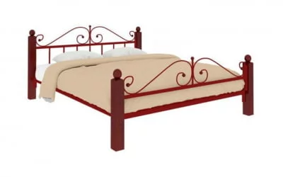 Кровать Диана Lux plus 1200х2000 Красная