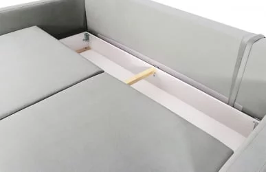 Серый диван из велюра Калгари-2 Стандарт Альба мята/Присма зеленый 670