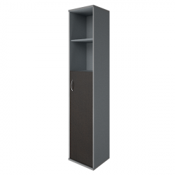 Шкаф высокий узкий правый Riva А.СУ-1.6 Пр Венге/Металлик