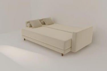 Диван прямой Санднес (Berhouse) Цвет фасада: Азур велюр; Тип: Прямой; Материал фасада: Металл/Велюр