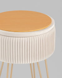Пуф-столик Астор бежевый