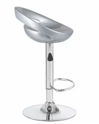 Стул барный DOBRIN DISCO Серебряный