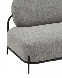 Диван Стоун ткань букле серый