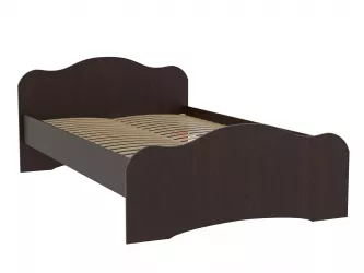 Кровать двуспальная Фант двойная 1400x2000 мм Венге