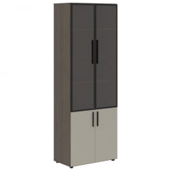 Шкаф комбинированный VELION VHCS 80.2 Аметист Дуб Сильвер