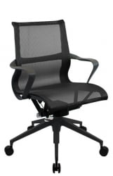 Премиум кресло Everprof Chicago Black Сетка Черный