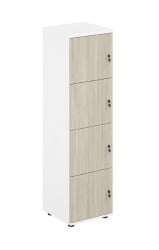 Распашной шкаф Sigma SG.817.WH.OL Белый Дуб светлый