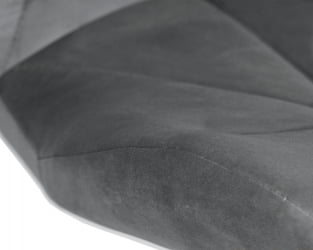 Стул барный DOBRIN BARNY BLACK (серый велюр (MJ9-75))