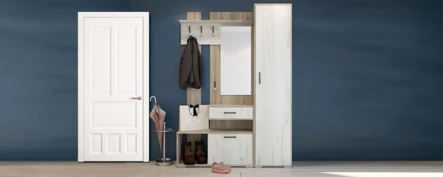 Прихожая Смарт 2 со шкафом Дуб Кантерберри Дуб Сонома