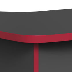 Компьютерный стол с надстройкой SKILLL STG 1385.1 антрацит/красный