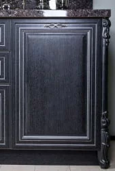 Тумба кухонная 500 Италия ЛД 275.046.000 Черный Дуб темный