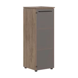 Шкаф-колонка со стеклянной дверью MORRIS TREND MMC 42.2 Антрацит Кария Пальмира