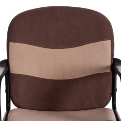 Компьютерное кресло BAGGI PA флок , коричневый/бежевый, 6/7