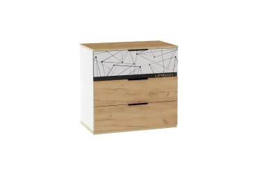 Комод Урбан ЛД 528.160.000 Дуб Золотой/Белый