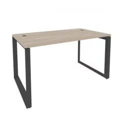 Стол рабочий руководителя на О-образном м/к ОНИКС О.МО-СРР-3.8 Дуб Аттик/Антрацит / ONIX O.MO-SRR-3.8