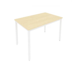 Стол письменный на металлокаркасе СЛИМ СЙСТЕМ С.СП-4 Клен-Белый / SLIM SYSTEM