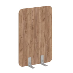 Перегородки на металлических опорах на фетровых подпятниках Р-лине ДП.Ф-80-120 Дуб Табак / R-line DP.F-80-120