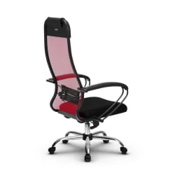 Офисное кресло МЕТТА Комплект 11, Основание 17833 Красный Black