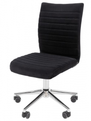 Офисное кресло CHAIRMAN 033 велюр Черный