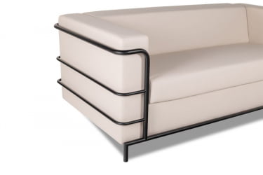 Диван двухместный Аполло 2.0 (2Д) Кремово-белый Euroline 907