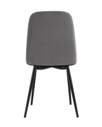 Стул Easy велюр темно-серый 4 шт. комплект