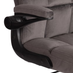 Кресло офисное Lugano велюр, темно-серый