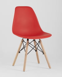 Стул Еамес Стиле ДСВ красный (разборный каркас) / Eames Style DSW