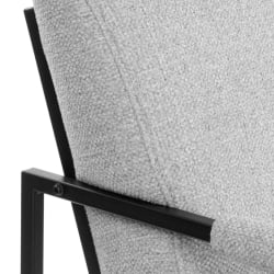 Диван Charli LUX/Чарли Люкс велюр/букле, VT shape silver