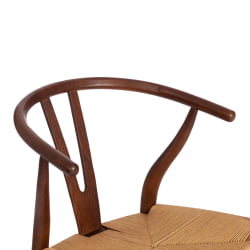 Стул WISHBONE (mod.CB2212) дерево вяз, 57*50.5*79.5, Темный Орех (№5)