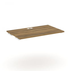 Стол-приставка к двум опорным тумбам/шкафам CОНCЕПТ CН.ОСПР-006 Сандал Янтарный Белый / CONCEPT CN.OSPR-006