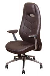 Кресло руководителя Бюрократ _Zen/Brown