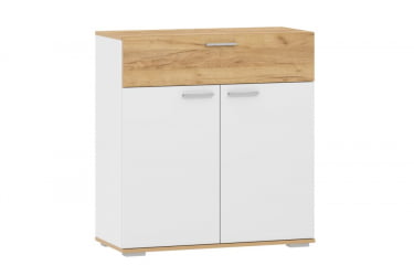 Тумба Санти НМ 013.77 Белый/Дуб Крафт Золотой