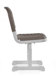 Стул ученический пластиковый регулируемый (рост 5-7) Мокко