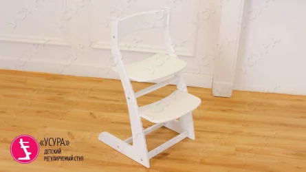 Детский стул из фанеры Усура Белый