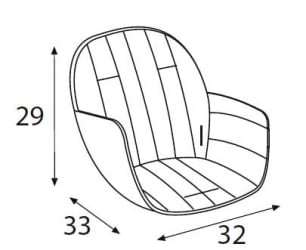 Текстиль в стул Micuna OVO LUXE TX-1646 White