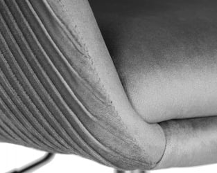 Кресло дизайнерское DOBRIN EDISON (серый велюр (1922-19))