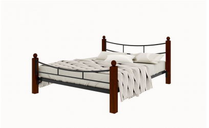 Кровать София Лукс плус 1400х1900 Черная / Lux plus