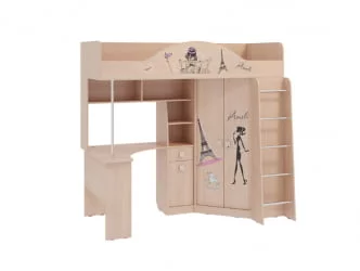 Набор мебели Амели модуль 08 Дуб млечный