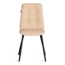 Металлический стул Asti TREND, экокожа, бежевая, 47х54х86 см