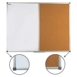 Доска комбинированная магнитно-маркерная BRAUBERG для объявлений 90х120 см